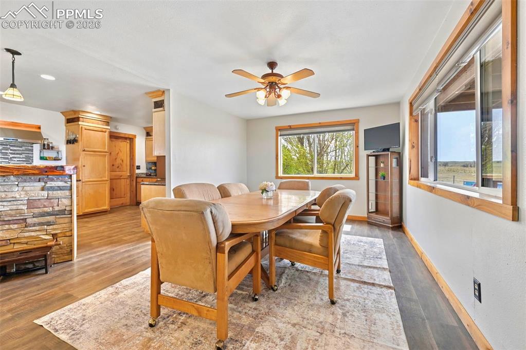 Image 8 of 34: Dining room with million-dollar views