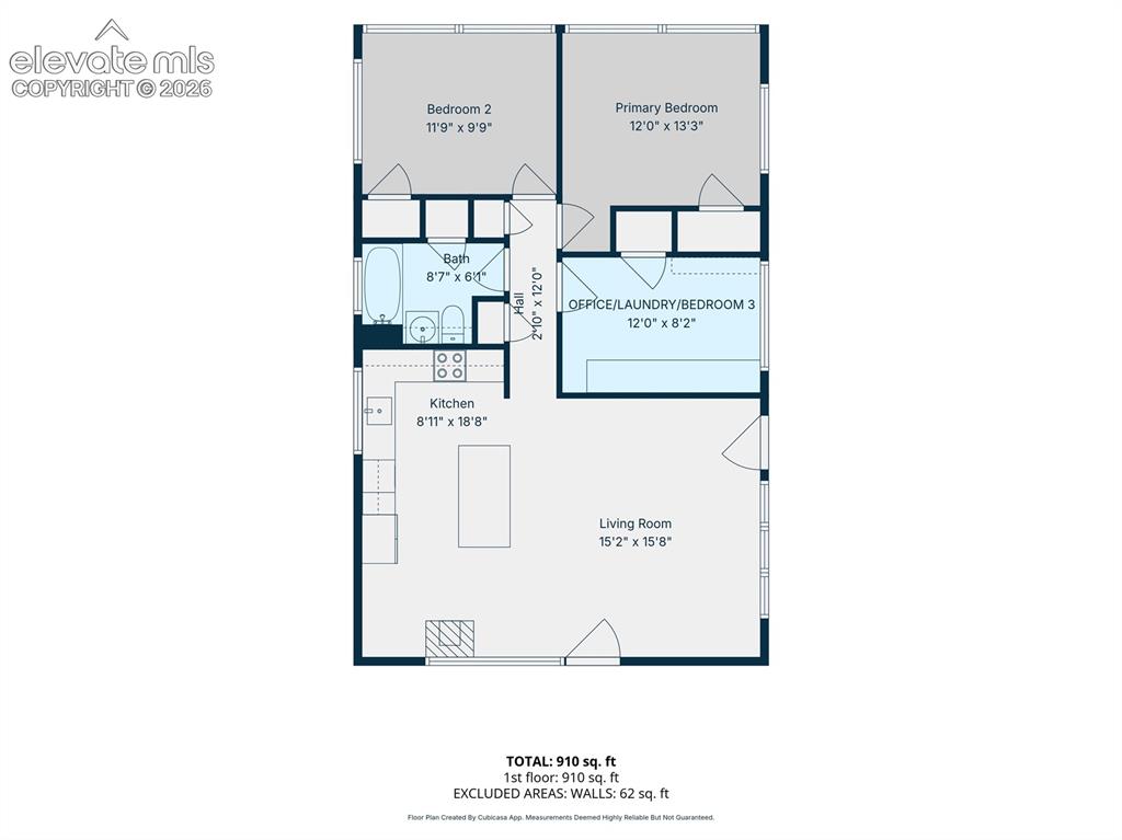 Image 40 of 40: Measurements are approximate using CubiCasa app. Buyer to verify measureme
