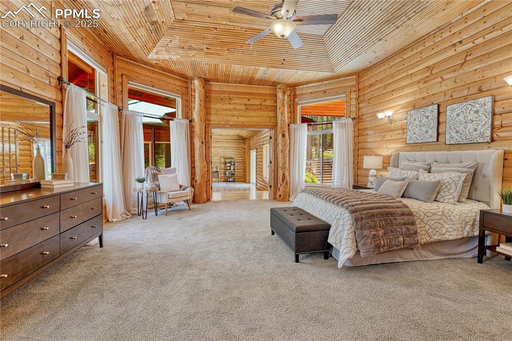 Image 29 of 50: Expansive windows throughout the home allows more light in and enhance the