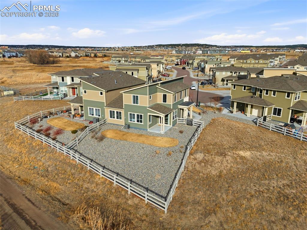 Image 39 of 47: Aerial view of residential area