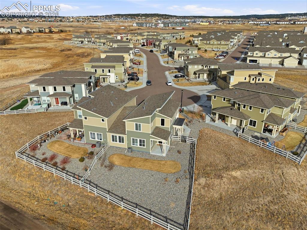 Image 40 of 47: Aerial view of residential area