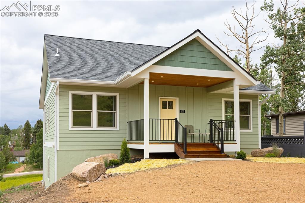 Caption: Front of the home.