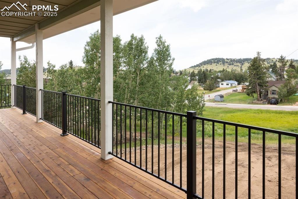 Image 21 of 21: View from back redwood deck 30
