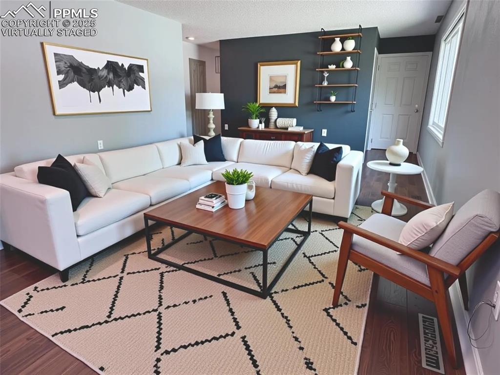 Image 12 of 27: Virtually Staged Living Room