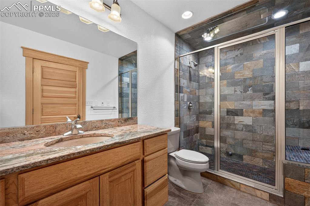 Image 39 of 50: 3/4 bathroom in  basement