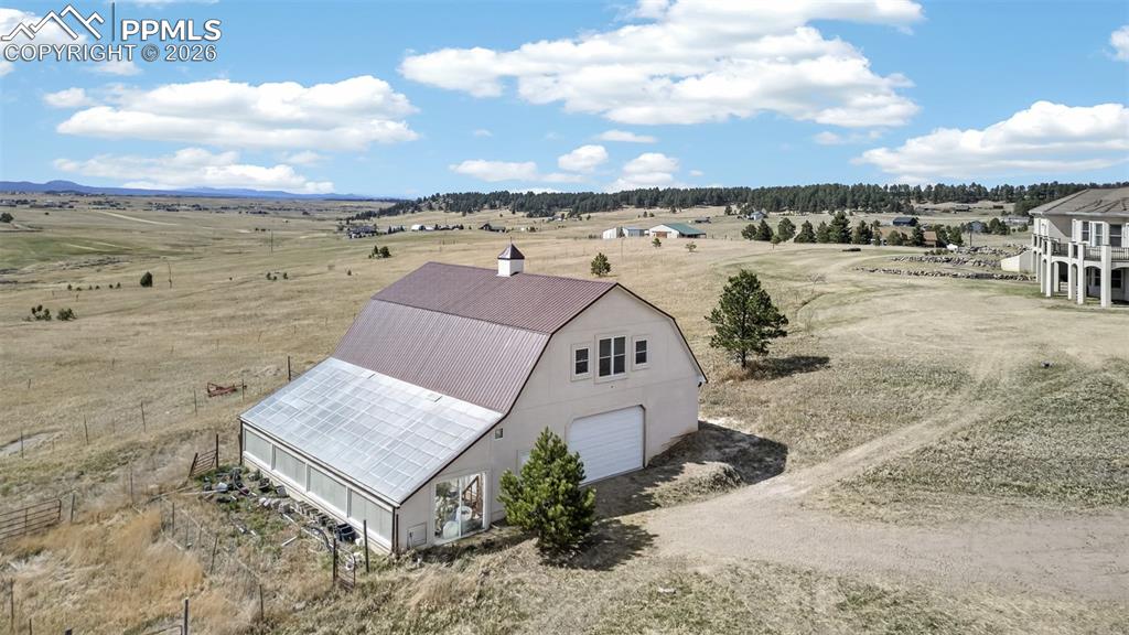 Image 6 of 50: 2 Story barn with greenhouse