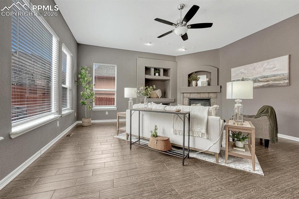 Image 16 of 50: Appliances include a gas range with double ovens, microwave, dishwasher, an