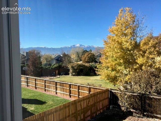 Image 24 of 30: View of Pikes Peak from Primary Bedroom