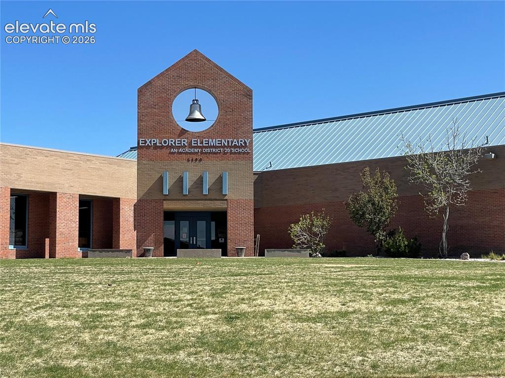 Image 27 of 30: Explorer Elementary School is a block away.
