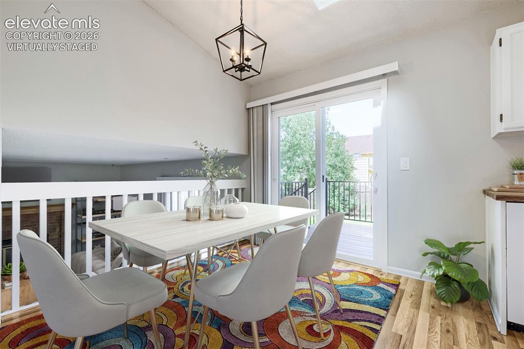 Image 6 of 30: virtually staged- Dining Area