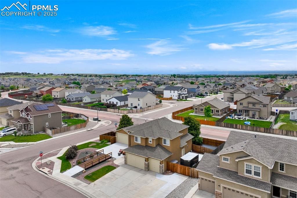 Image 48 of 49: Aerial view of residential area