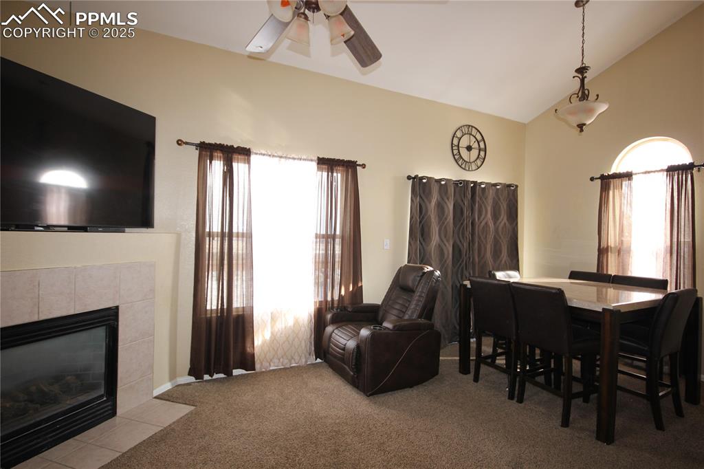 Image 7 of 32: Family Room with Dining room Combo