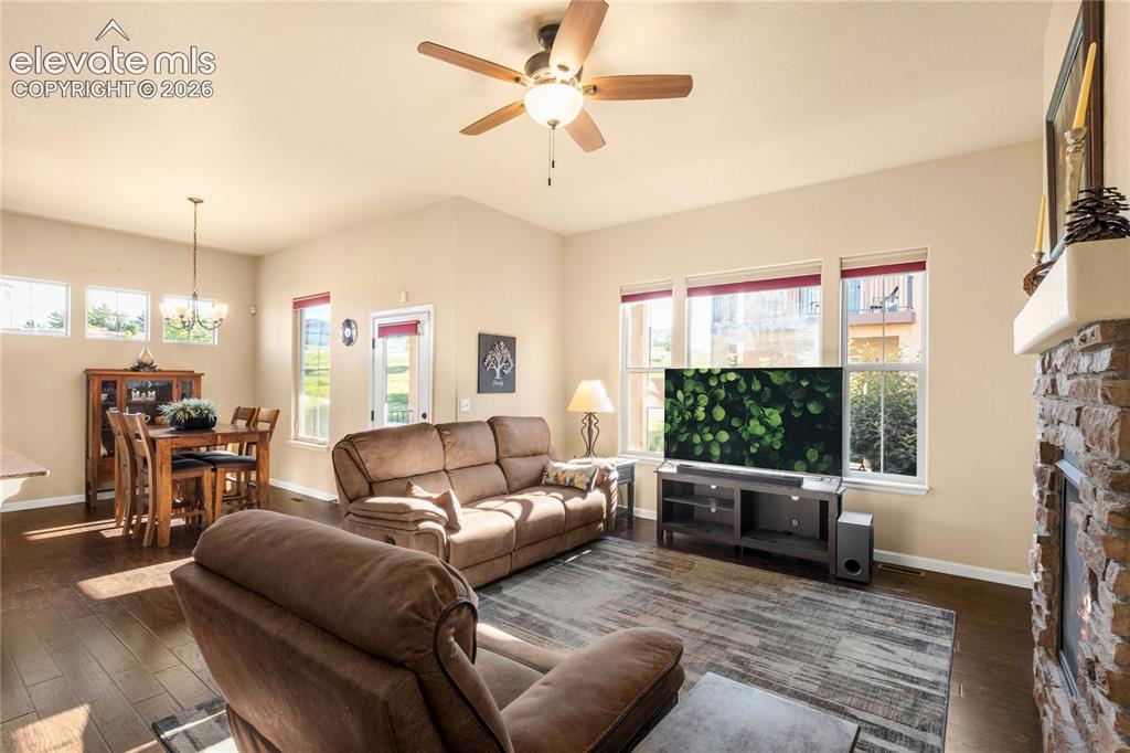 Image 6 of 33: Open concept living area ADA compliant with wider doors and ramps at every