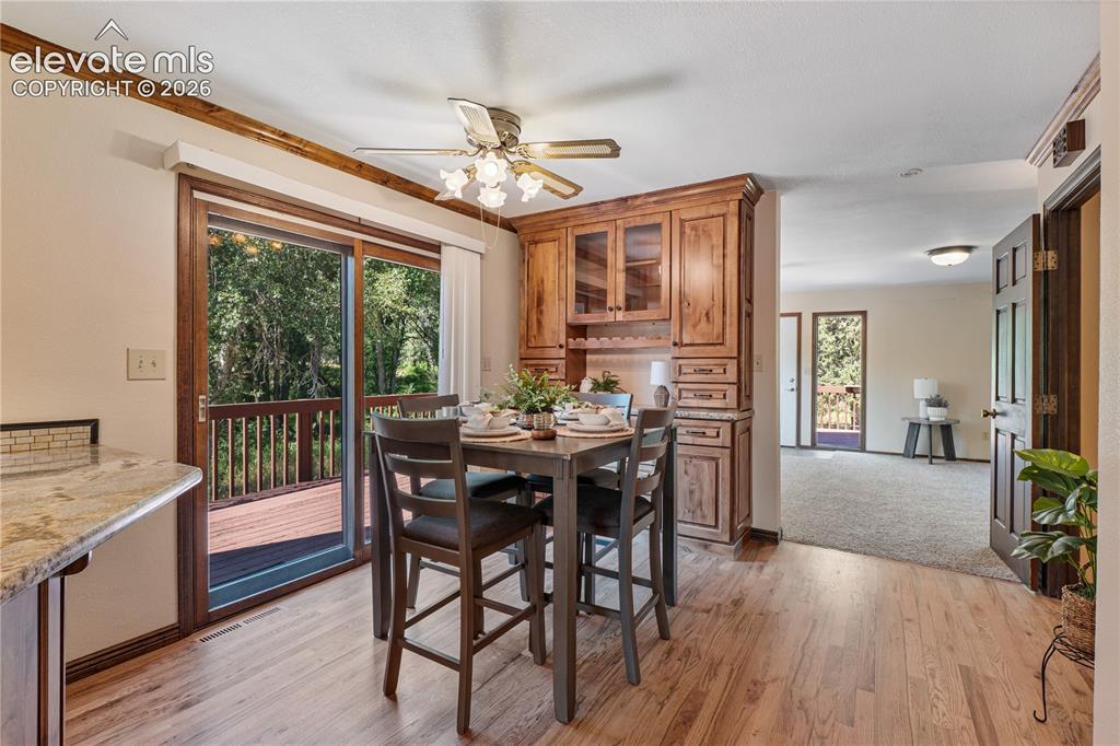 Image 11 of 49: Custom Hutch with Wine Rack (more cabinets by Brooks Brothers)!