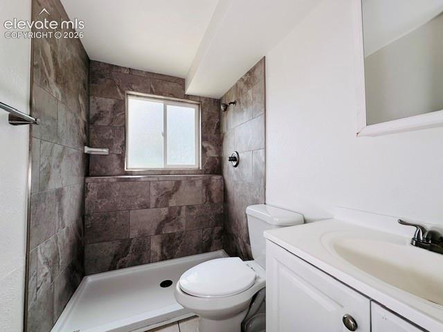 Image 20 of 20: Lower level Step-in shower with newer tile