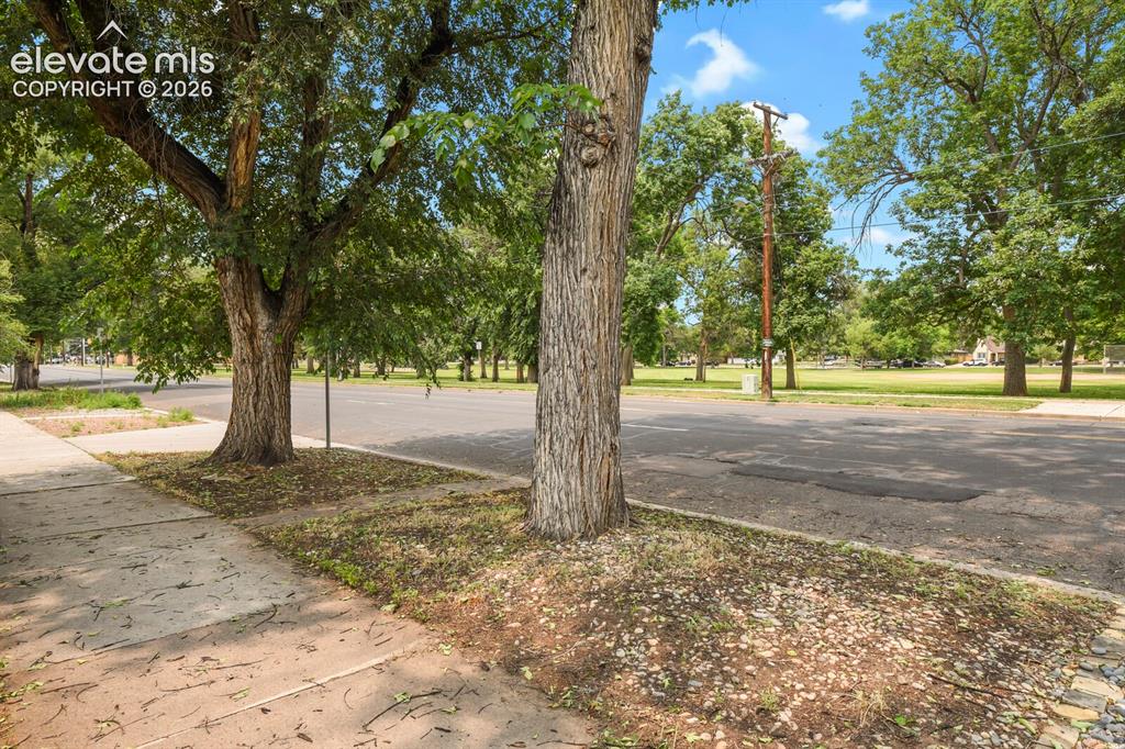 Image 25 of 25: View of Boulder Park from front of the house