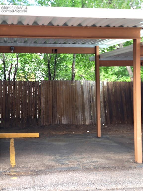 Image 30 of 31: Covered parking space