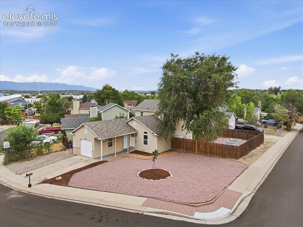 Caption: Large Xeriscaped Corner lot!