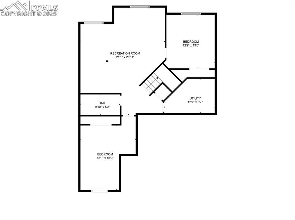 Image 40 of 41: Floor plan-Basement