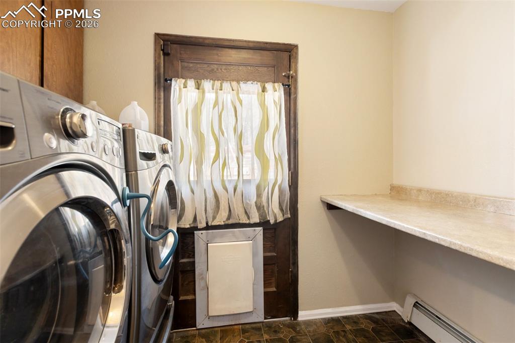 Image 26 of 32: Main Level Laundry - Walk out to back yard