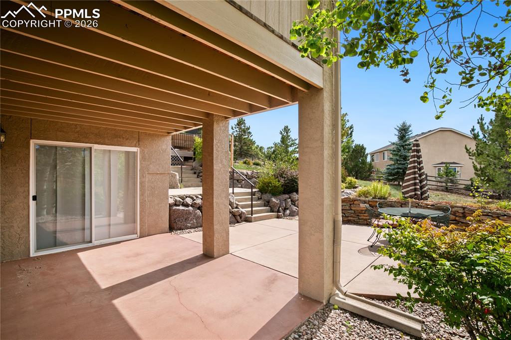 Image 41 of 50: 9 x 12 and 20 x 24 backyard concrete patios