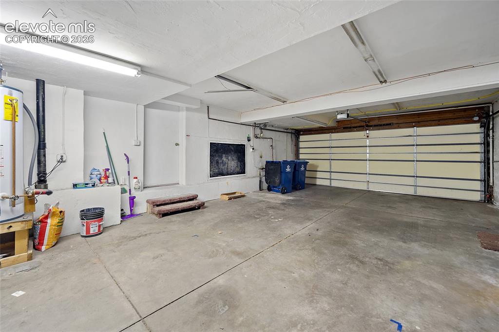 Image 44 of 48: Rare oversized, heated 2 car attached garage