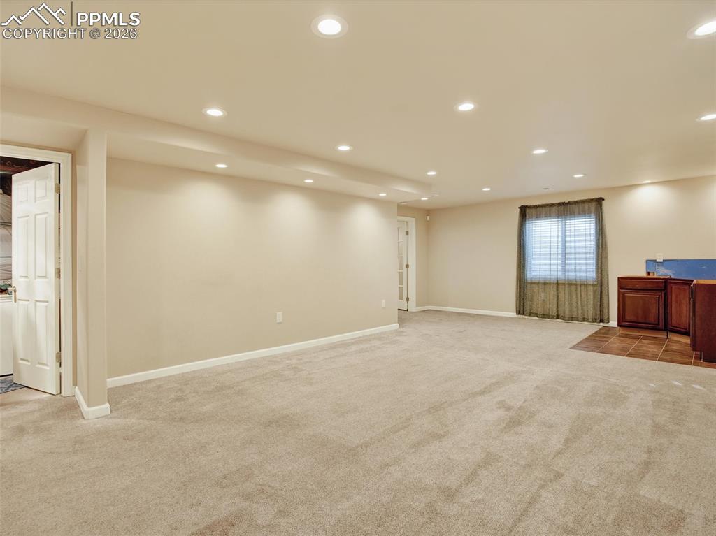 Image 26 of 49: Basement rec room