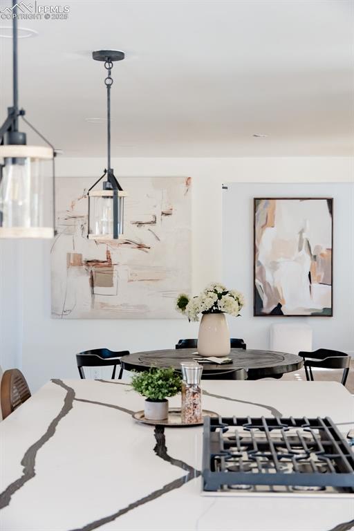 Image 3 of 43: Kitchen view of a kitchen bar