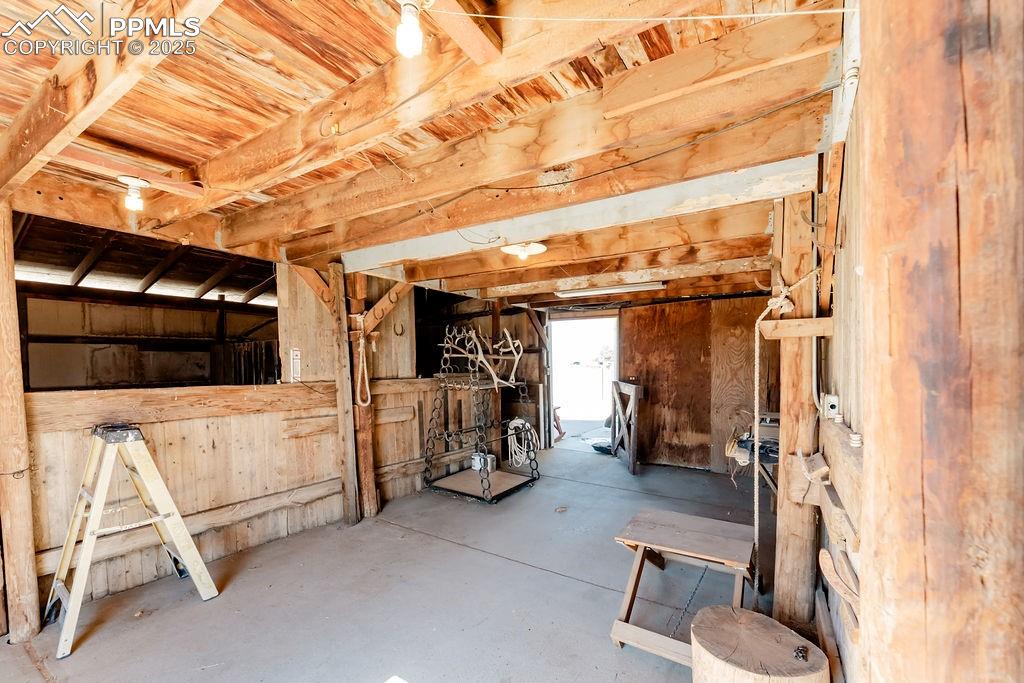 Image 43 of 43: View of horse barn