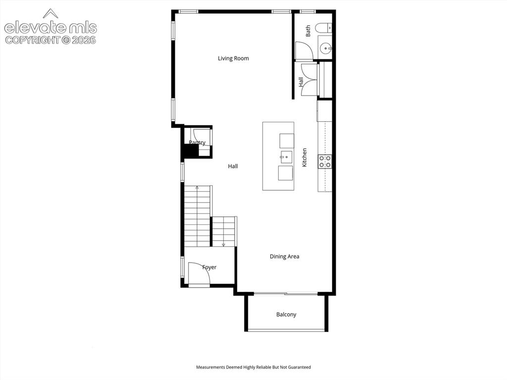 Image 38 of 43: main level floor plan
