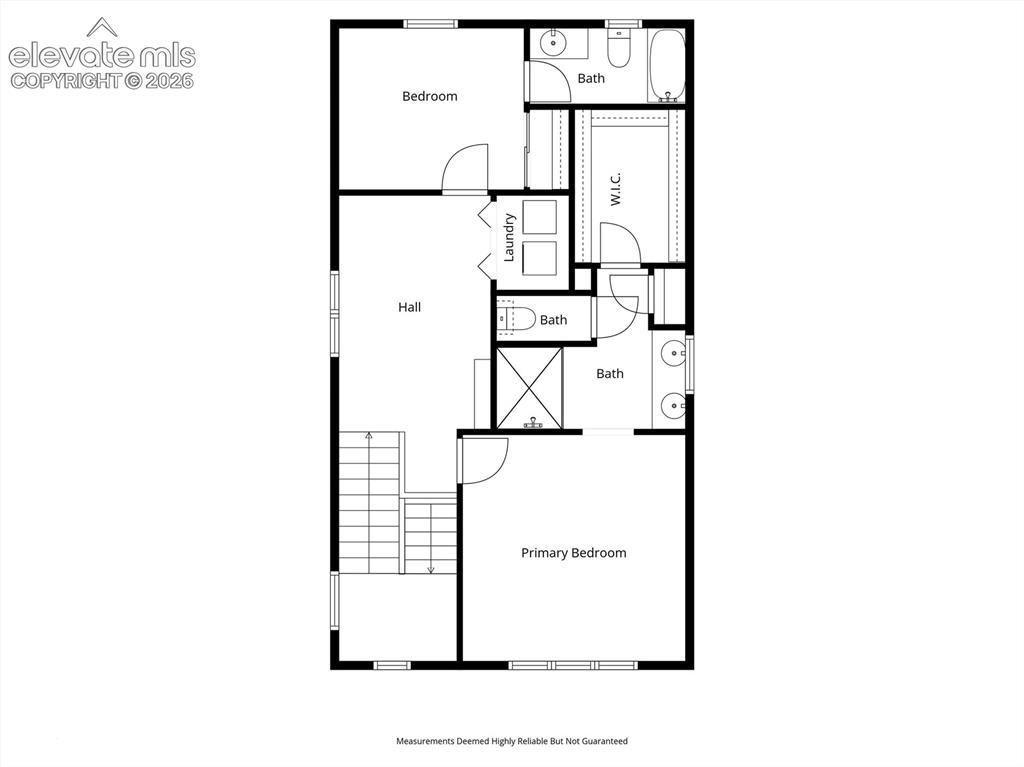 Image 39 of 43: upper level floor plan