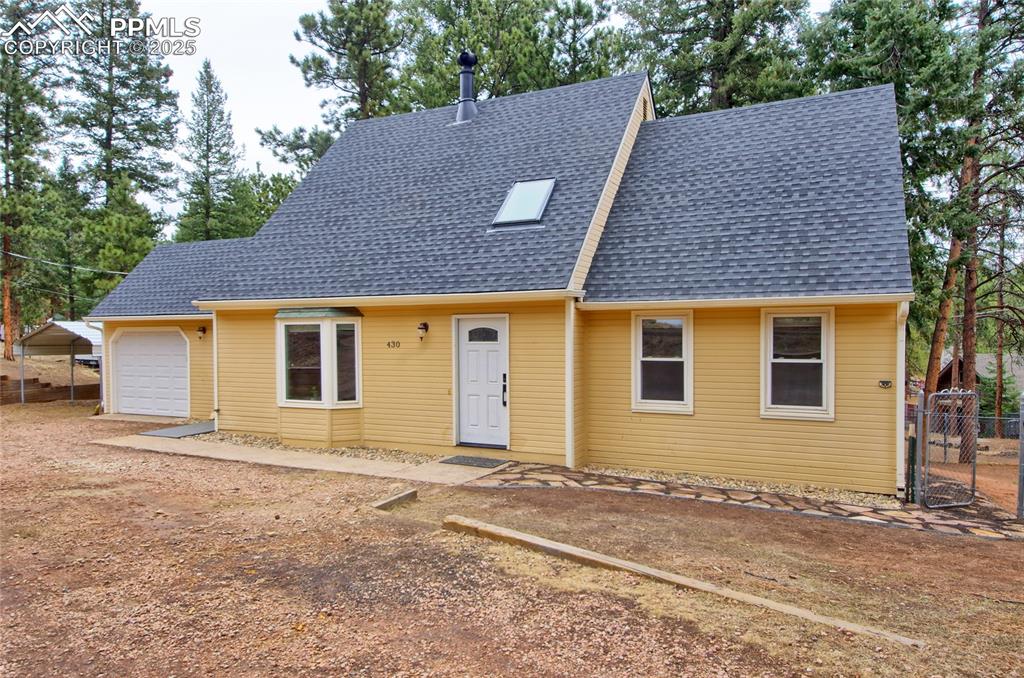 Caption: Front of Structure