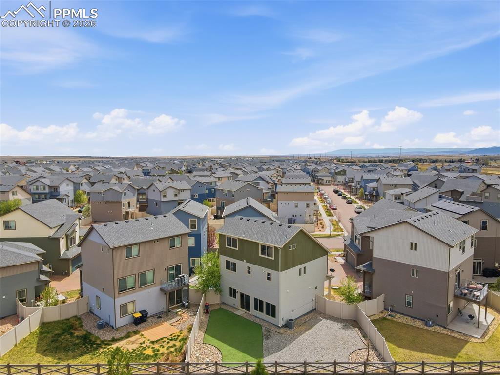 Image 2 of 29: Aerial view of residential area