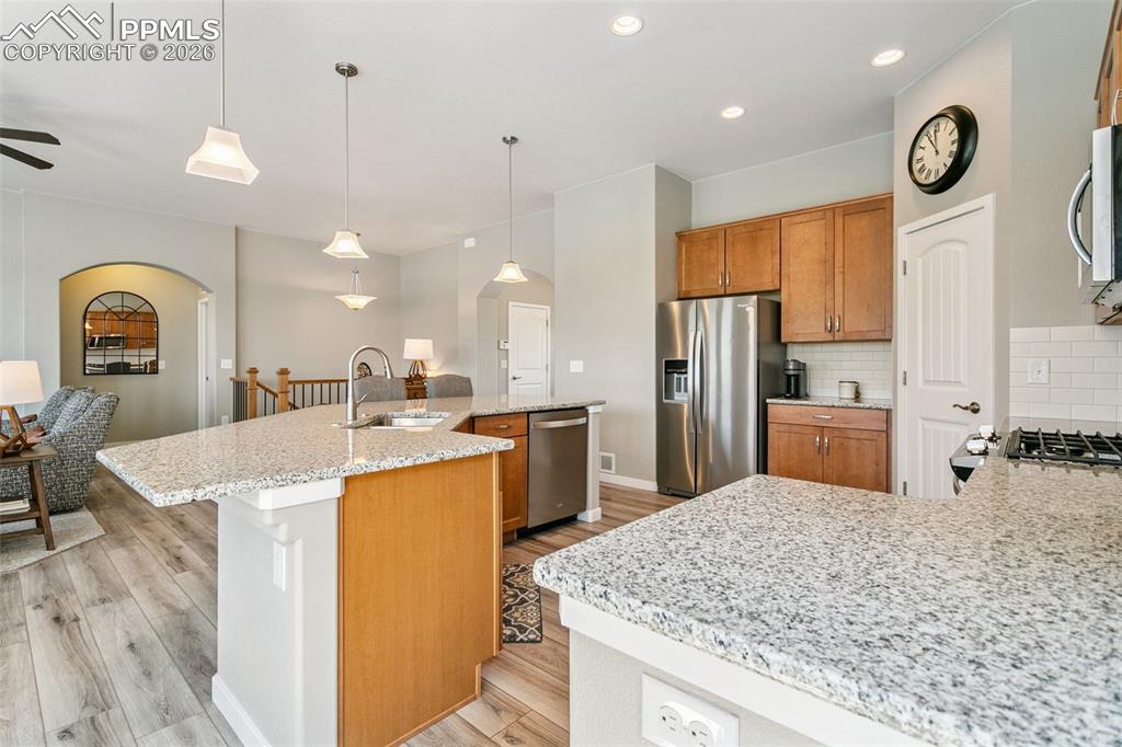 Image 17 of 50: Kitchen - Striking Granite Countertops