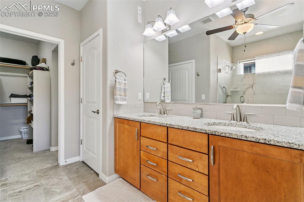Image 27 of 50: Luxurious Bathroom featuring Double Vanity