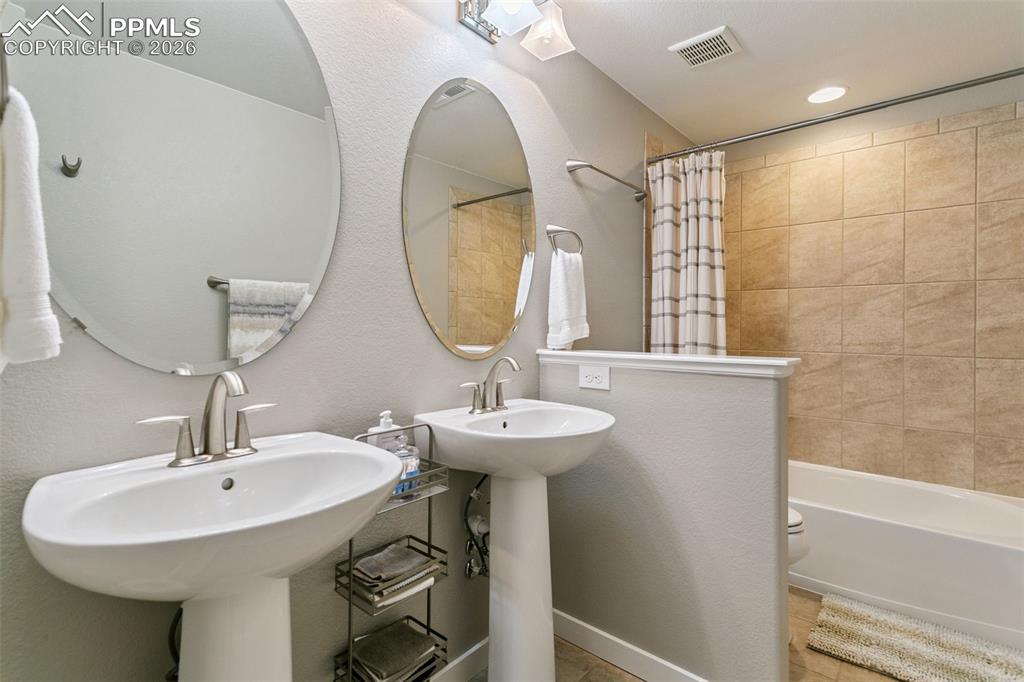 Image 44 of 50: Fantastic Full Bathroom in the Basement