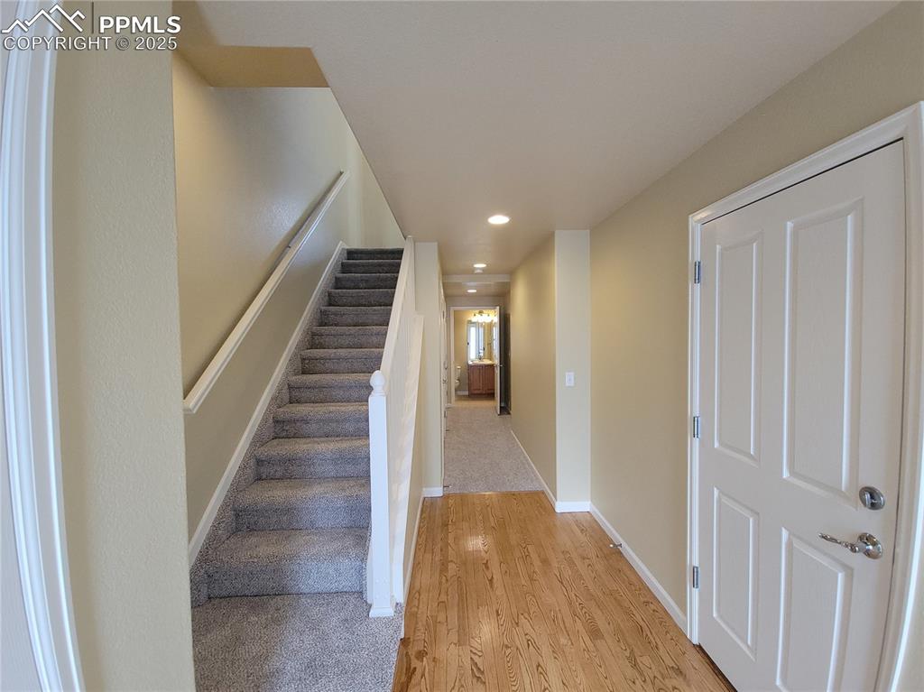 Image 2 of 19: Entry, with bath & bedroom on bottom floor