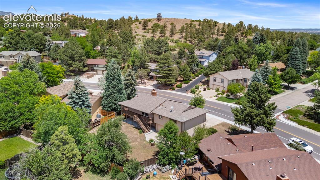 Image 39 of 50: Aerial of Backyard