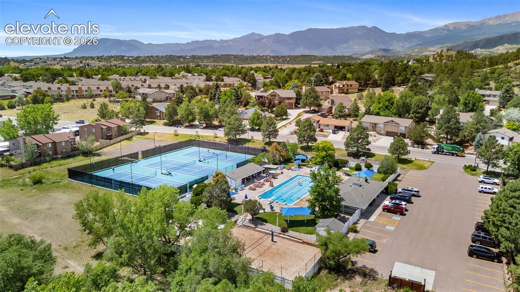 Image 41 of 50: Aerial of Foothills Swim & Racket Club