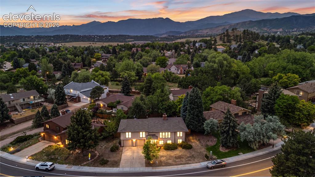 Image 50 of 50: Aerial Sunset View of the Property & Neighborhood