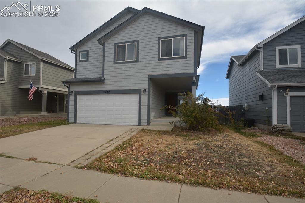 Caption: Front of home