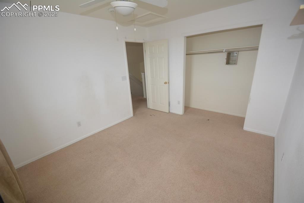 Image 35 of 48: Bedroom #4 looking toward entry door.  