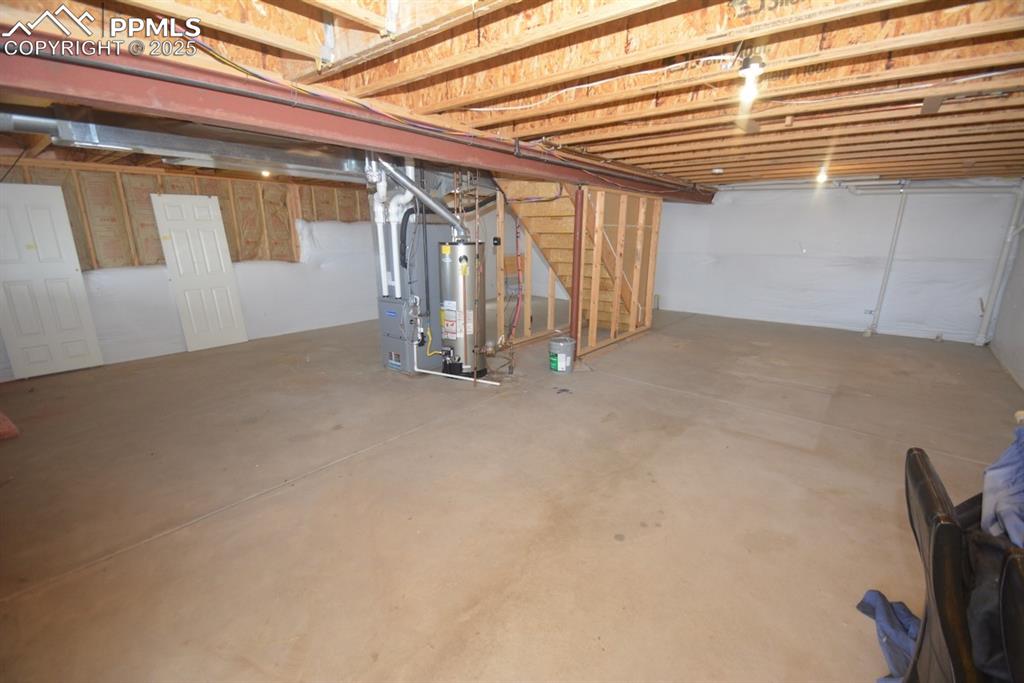 Image 41 of 48: From Basement sliding doors looking back into basement. 