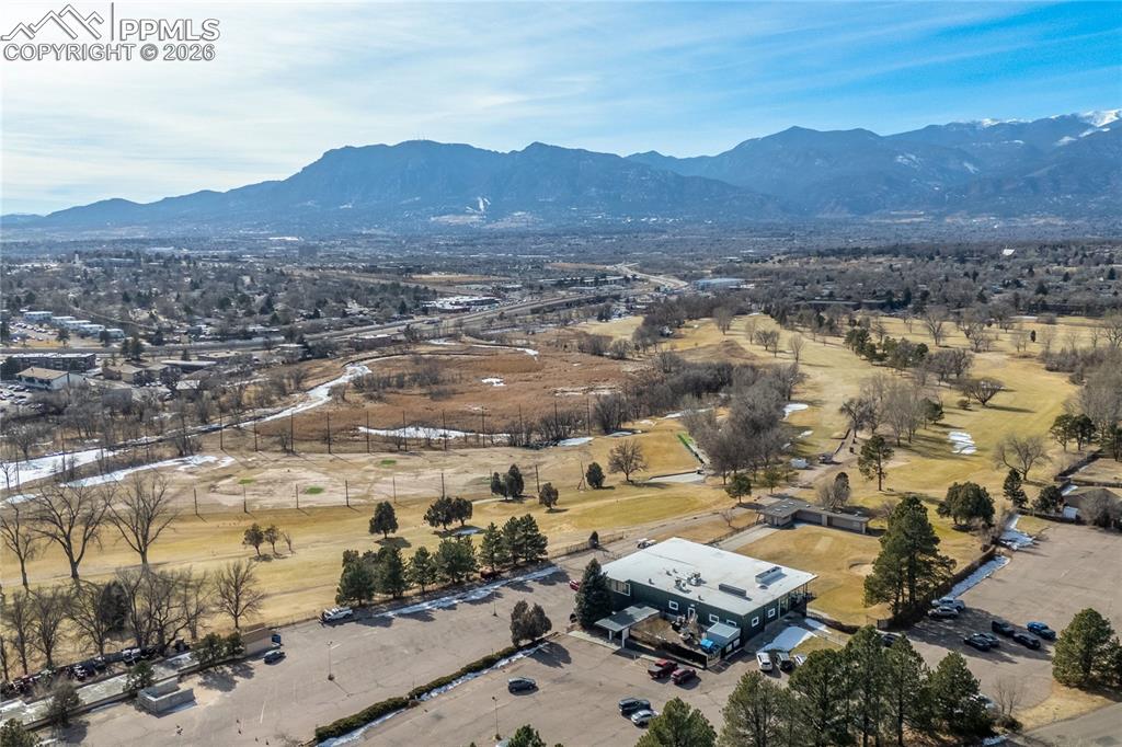 Image 40 of 47: Golf clubhouse across the street