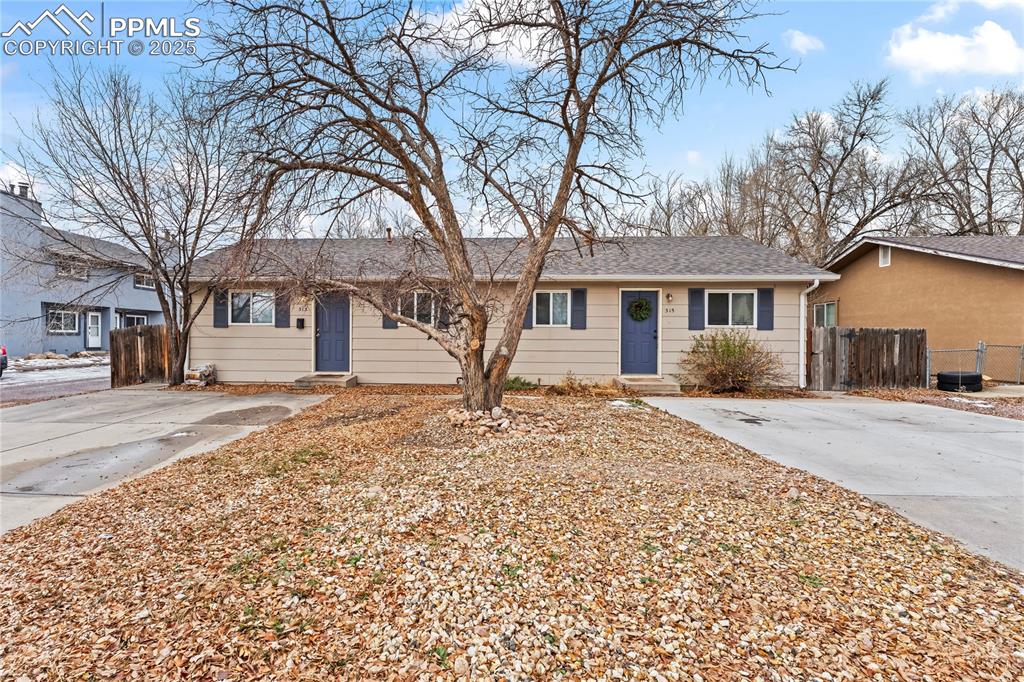 Caption: Front of Structure