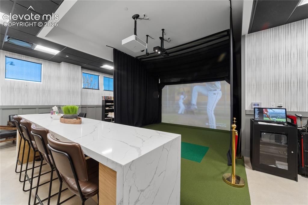 Image 42 of 50: Golf Simulator Room