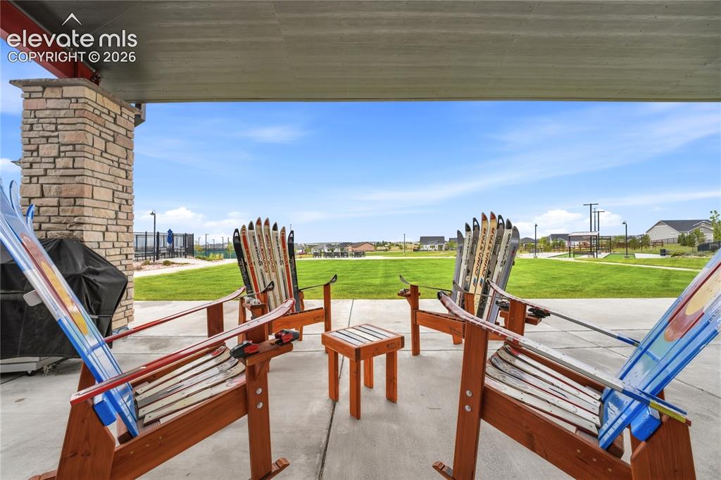 Image 44 of 50: Great seating options with expansive manicured lawn