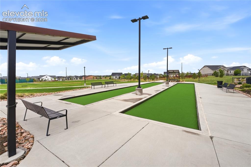 Image 45 of 50: Dual bocce ball courts