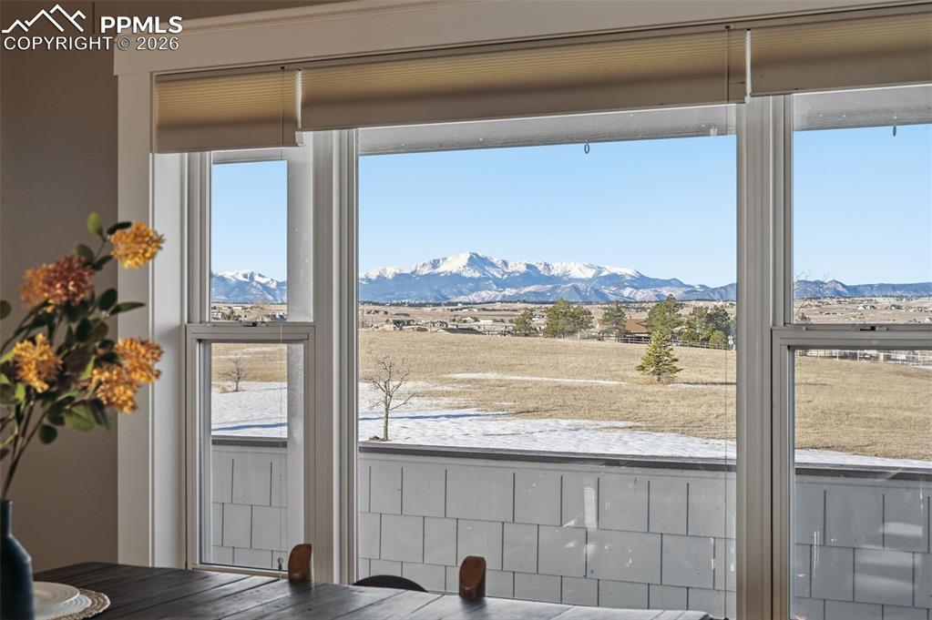 Image 13 of 46: Pikes Peak Views from dining