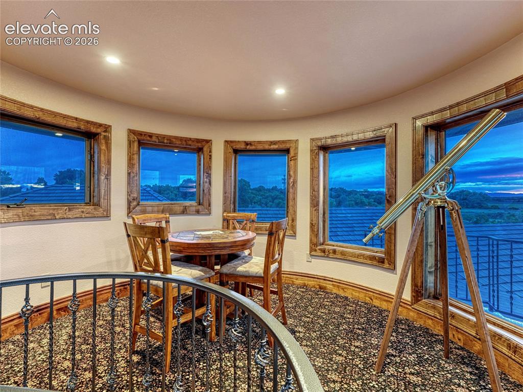 Image 36 of 50: Observatory with unobstructed views of the entire Rocky Mountain range.